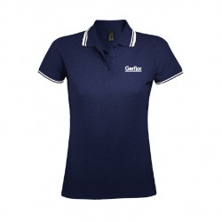 WOMEN'S BICOLOUR POLO SHIRT